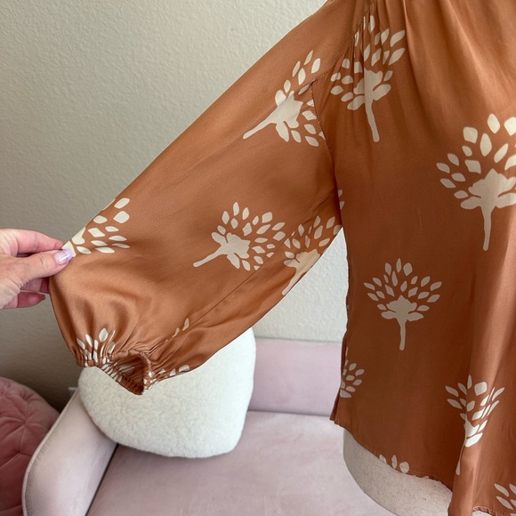 Anthropologie Dolan Left Coast collection blouse. Feminine boho peasant Womens S - Picture 5 of 12